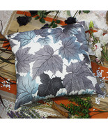 [Blue Maple Leaf]Decorative Cushion 23.6 by 23.6 inches - £32.06 GBP
