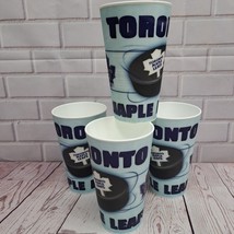 4pcs. NHL Toronto Maple Leafs Hockey Puck Plastic Cups  Souvenir Hologra... - $11.40