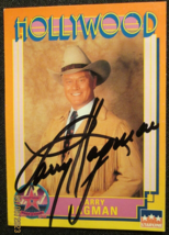 LARRY HAGMAN AS J.R.EWING (DALLAS) HAND SIGN AUTOGRAPH TRADE CARD (CLASS... - $4,152.05 MXN