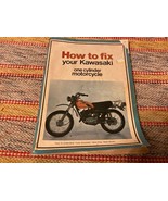 VTG 1975 How to Fix Your KAWASAKI One Cylinder Motorcycle Manual Booklet  - £15.54 GBP