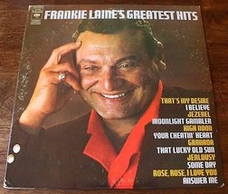 Frankie Laine&#39;s Greatest Hits Album Cs 8636 Record Lp Vinyl Old Vintage Vtg - £4.32 GBP
