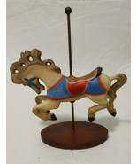 Franklin Mint Carousel Ceramic Horse 1988 - £18.59 GBP