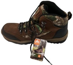 Ozark Trail Men&#39;s Size 12 Brush Ankle-High Waterproof Camo Mid Hiking Boots - $49.49