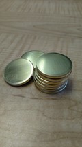 15 Pieces of 22 Gauge 3/16" Brass Discs - £11.21 GBP