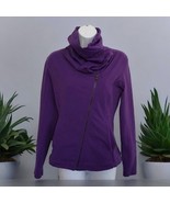 LUCY purple cowl neck athletic zip up jacket Workout Golf Tennis Size XS - $36.28 CAD