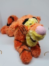 Disney Store Winnie the Pooh 14&quot; Lying TIGGER Plush Stuffed Toy Rare - £15.72 GBP