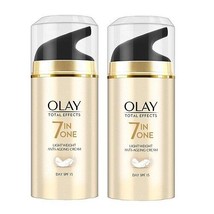 Olay Total Effects 7 in 1 Lightweight Anti Ageing Moisturizer Cream SPF15, 20gx2 - $46.39