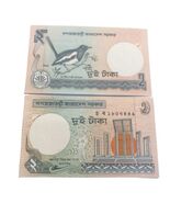 2004 Bangladesh 2 Taka Banknote  UNC – Oriental Magpie-Robin Bird Design - $3.93 CAD