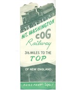 MT. WASHINGTON COG RAILWAY (New Hampshire) vintage 4-page brochure (circ... - €8,61 EUR