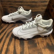 Nike Vapor Edge Shark 3.5 YOUTH Football Cleats White/Gray DH5089-102 - $28.81