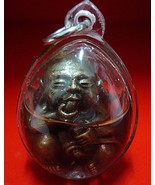 Thai Amulet KuManThong Dood Traab LP Naen Kampiro Thai Famouse Monk Lucky - $69.00