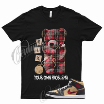 FIX T for 1 Mid Tartan Tan Black Red Plaid Shirt To Match Low High - £18.44 GBP+