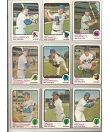 Vintage Lot of 9 Topps Baseball Cards National League New York Mets - 1973 - £21.51 GBP