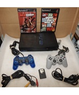 PlayStation 2 PS2 Game Console + Controllers + 1ea 32mb Memory Card + 2 ... - $2,760.58 MXN