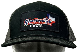 Schottenkirk Toyota Snapback Trucker Hat Baseball Black Mesh Patch Oc Cap Nwot - £12.69 GBP