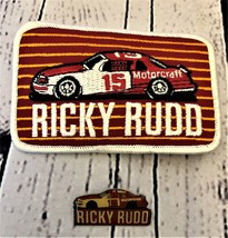 Nascar Ricky Rudd #15 Motorcraft Lapel / Hat Pin and Sew on Patch - £12.76 GBP