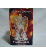 St. George&#39;s Angel Candle Holder NIB 24% lead crystal  - $20.00