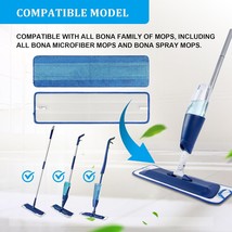 8 Pack Microfiber Cleaning Pads Replacement for Bona Mop 18 Inch Reusable Mop Pa - £37.29 GBP
