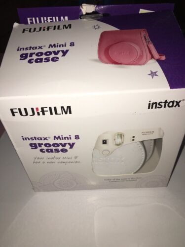 FUJIFILM Instax Mini 8 Groovy Case -White- NIB - £7.10 GBP