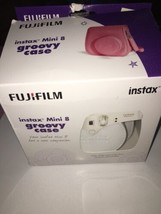 FUJIFILM Instax Mini 8 Groovy Case -White- NIB - $8.95
