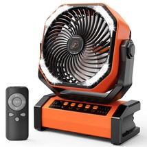 20000Mah Rechargebale Floor Fan, Battery Operated Camping Fan With Light... - $111.99