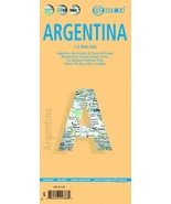 Argentina - Laminated Borch Road Map - $21.31 CAD