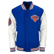New York Knicks “” Varsity Jacket – Blue &amp; White Edition - $140.00+