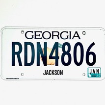 2017 United States Georgia Jackson County Passenger License Plate RDN4806 - $16.82