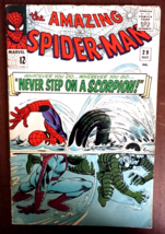 1965, AMAZING SPIDERMAN, #29, Looks Like A 5.5-6.0, 2nd App.  Scorpion, ... - £174.24 GBP