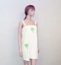 Beach Wrap w/Shoulder Straps~Spa Cover Up,Bath Wrap, Yellow Fleece, SM -... - $227.13 MXN