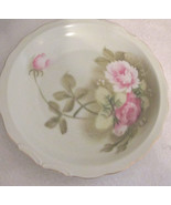 Vintage Lefton China Green Heritage Rose Candy Nut Trinket Dish 4578 Bowl - $15.96