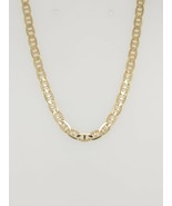 14k Yellow Gold Gucci Mariner Link Necklace Chain - £545.99 GBP