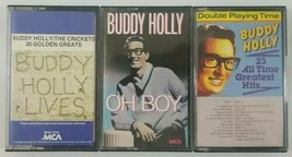 Buddy Holly Cassette Tapes 20 Golden Greats - Oh Boy - 23 All Time Greatest Hits - £15.01 GBP