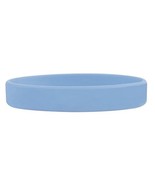 Custom Light Blue Debossed Silicone Wristband [Jewelry] - $13.42 CAD