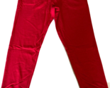 Fila Moby Men&#39;s French Terry Low Rise Joggers in Chili Pepper/White-Large - $29.97