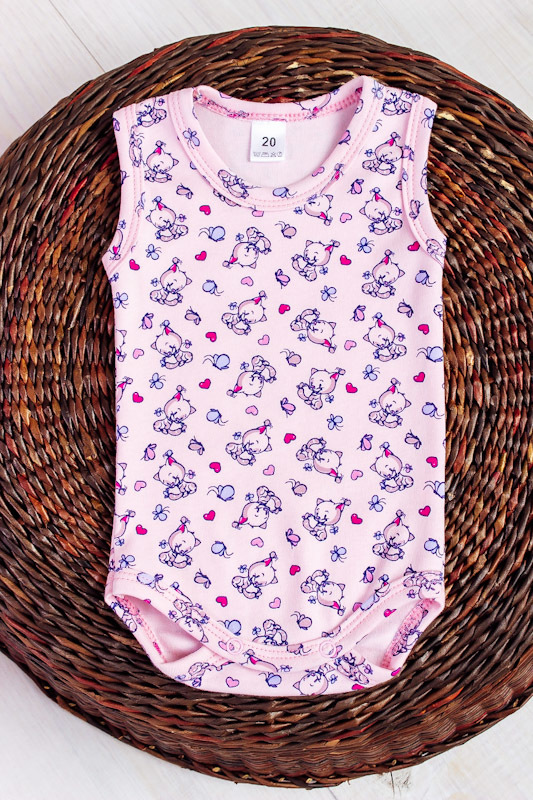 Bodysuit (infant unisex), Summer,  Nosi svoe 9549-016-1 (rozhevyj) - $11.23+