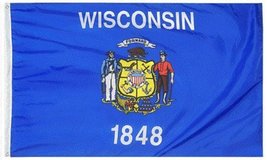 Wisconsin 4&#39;x6&#39; Polyester Flag - £10.12 GBP