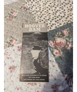 Vintage NM 1960 HOOVER DAM Nevada U.S. Dept of the Interior Brochure w/ ... - $6.76 CAD