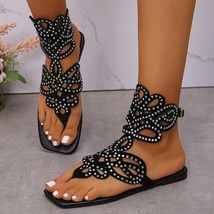 Toe Post Flats Sandals - $51.95
