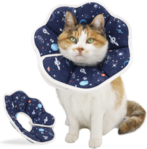 Soft Cat Cone, Adjustable Cat Recovery Collar after Surgery to Prevent Licking W - £21.47 GBP