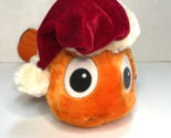 Disney Store Nemo Traditions Plush Nemo 15” Toy with Christmas Hat &amp; Mit... - $11.64