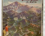 Pikes Peak by Auto Highway 1920&#39;s Brochure Manitou Springs Colorado Springs - $37.62