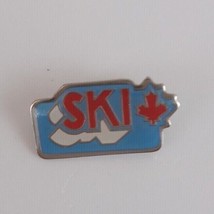 Vintage Ski Canada Maple Leaf Lapel Hat Pin - $11.24 CAD