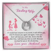 To My Wife Beautiful Necklace. Anniversary or Christmas Gift for Wife. For Her.. - £46.35 GBP+