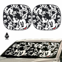 New Auto Car Windshield Sun Shade with Disney Mickey Expressions Design ... - £15.18 GBP