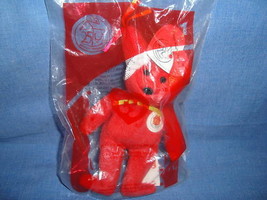 NEW McDonalds Happy Meal Toy 25th Red Ty Teenie Beanie Bear Years Happin... - £4.61 GBP