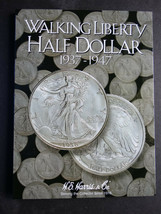 He Harris Liberty Walking Half Dollars #2 1937-1947 Coin Folder Album Book 2694 - £7.48 GBP