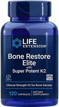 Bone Restore Elite With Super Potent K2 120 Capsule Life Extension - £27.53 GBP