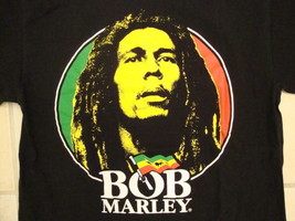 Zion Rootswear Bob Marley Jamaican Reggae Singer Activist Black T Shirt S - £15.02 GBP