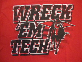NCAA Texas Tech Red Raiders College University School Fan Red T Shirt S - £14.81 GBP